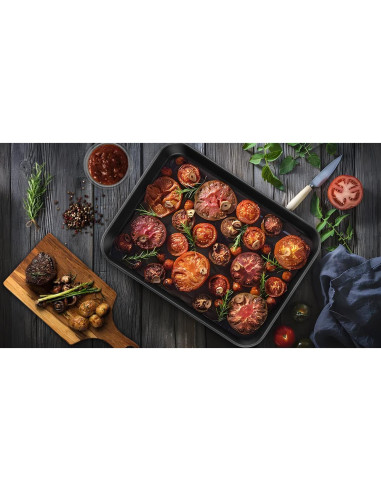 Juego de 2 bandejas para hornear Herogo 22.86x17.02 cm antiadherente