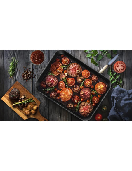 Juego de 2 bandejas para hornear Herogo 22.86x17.02 cm antiadherente