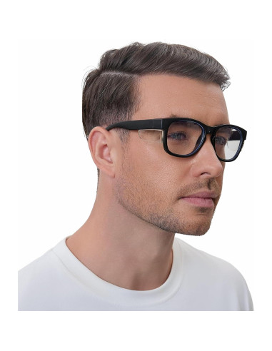 Gafas de Seguridad MORK&SUKY con Protectores Laterales ANSI Z87.1