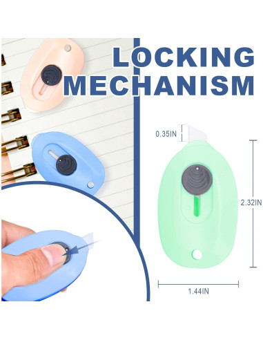 Cortador de Cajas Mini Cerámico Sonuimy - 3 Piezas Multicolor