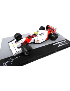 Coche de Fórmula 1 OPO 10 McLaren MP4/7 Ayrton Senna 1/43 2