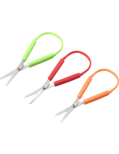 Tijeras de Bucle Mini Rierdge 3 Pcs 13.5 cm para Niños