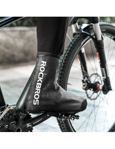 Cubiertas de Zapatos de Ciclismo ROCKBROS Térmicas Negros