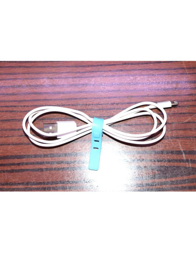 30 Sujetadores de Cable de Silicona FGen Multicolor 3-5 Agujeros