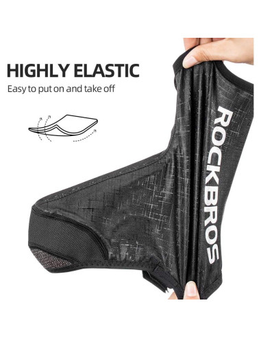 Cubiertas de Zapatos de Ciclismo ROCKBROS Térmicas Negros