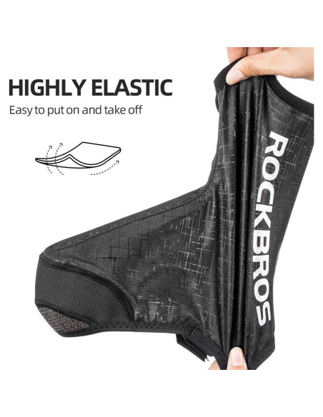 Cubiertas de Zapatos de Ciclismo ROCKBROS Térmicas Negros