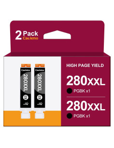 Cartuchos de Tinta Caclemo PGI-280XXL para Canon - 2 Piezas