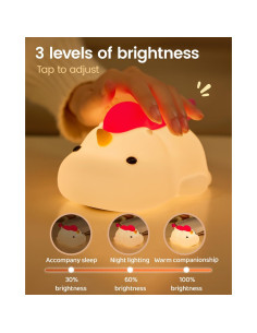 Luz Nocturna Unicornio JOYFUL XINGHAI LED Recargable 30 Min 2