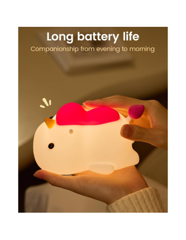 Luz Nocturna Unicornio JOYFUL XINGHAI LED Recargable 30 Min