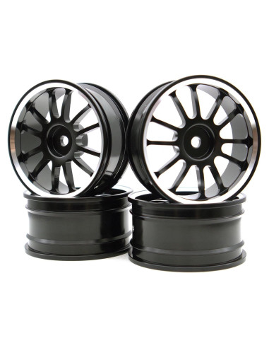 Neumáticos de Drift RC 1/10 Aluminio 4Pcs 52mm Tamiya Traxxas