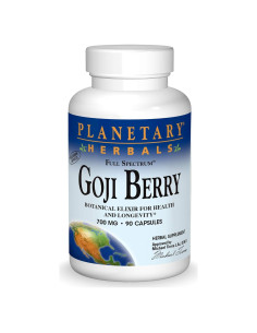 Elixir Botánico Baya de Goji Planetary Herbals 700mg 90 Cápsulas