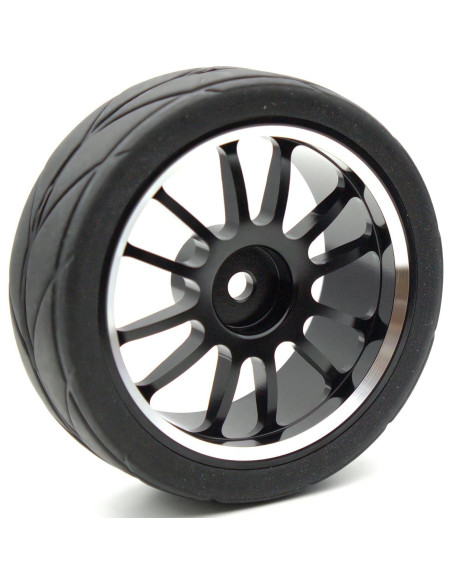 Neumáticos de Drift RC 1/10 Aluminio 4Pcs 52mm Tamiya Traxxas