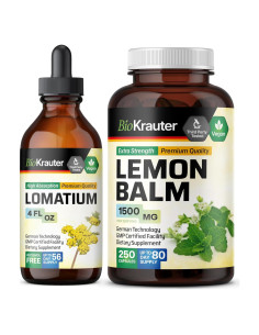 Tintura de Lomatium BioKrauter 118 ml + 250 Cápsulas Melisa