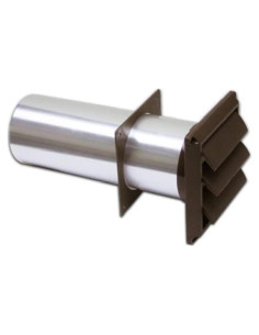 Ventilación de Plástico Marrón 4" Lambro 267BS con Tubería