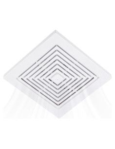 Rejilla de Ventilador de Techo de Baño WKZO 97011723 Blanca