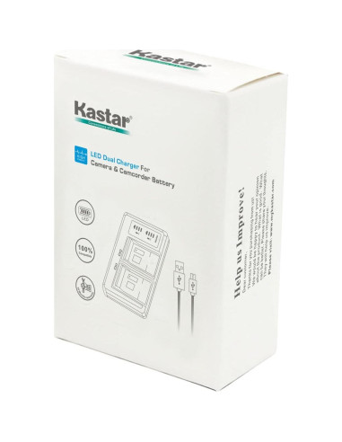 Kastar Cargador USB Dual + 3 Baterías 1700mAh para Kodak