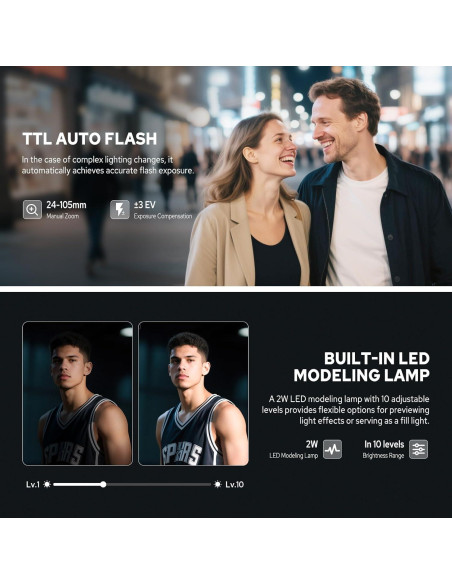 Flash Godox V480-O para Olympus y Panasonic, GN50, 650 Flashes Flash Godox V480-O para Olympus y Panasonic, GN50, 650 Flashes