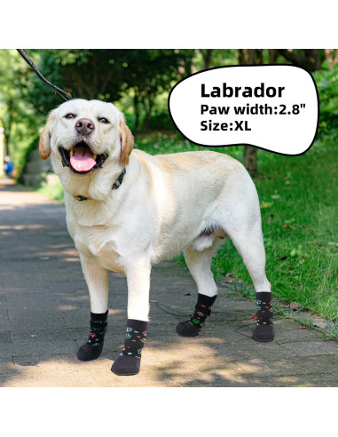 Botas Antideslizantes para Perros PUPTECK - Protección Patas Grande