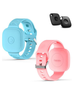 2 Pulseras de Silicona Impermeables para Tile Mate 2024 - Rosa y Azul