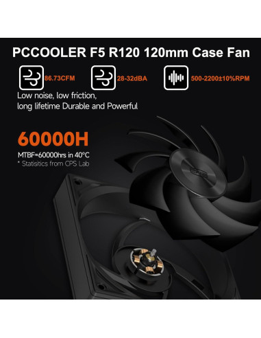 Enfriador de CPU PCCOOLER RZ620 Doble Torre 157.5mm