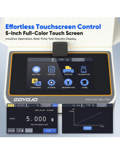 Analizador de Humedad Halógeno GOYOJO GS110A 40-160C 3.9kg 2