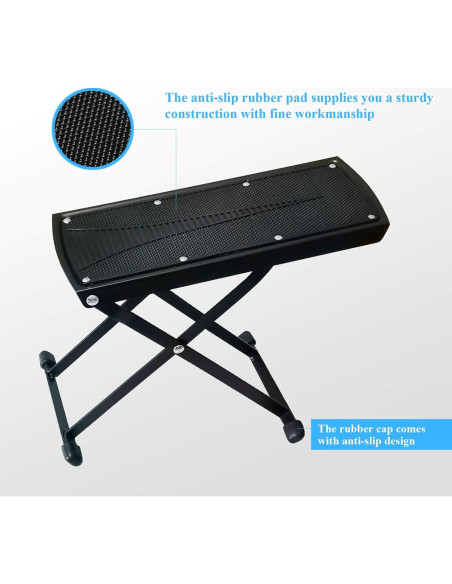 Taburete de Reposapiés Ajustable DUMEALAGR 27cm Estable