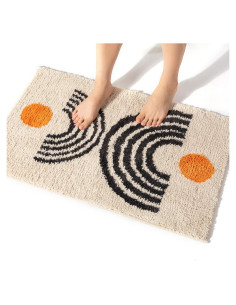 Alfombra de Baño Antideslizante DBJOY Boho Microfibra 40.6x61cm