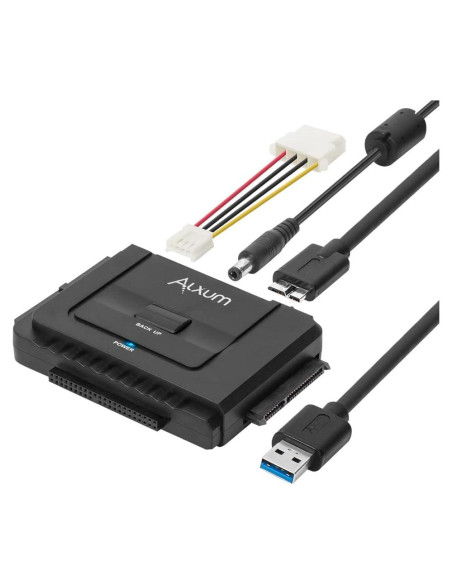 Adaptador Alxum SATA IDE a USB 3.0 para Disco Duro 2.5/3.5"