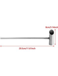 Cuchara de Azúcar 29cm Acero Inoxidable Walfront Repuesto 2