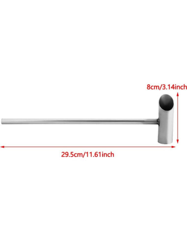 Cuchara de Azúcar 29cm Acero Inoxidable Walfront Repuesto