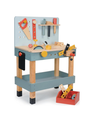 Banco de Herramientas de Madera Mentari - Taller de Carpintero 46x39.5x70.8cm