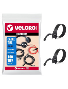 Bridas de Cable Reutilizables VELCRO 15.24 cm Paquete 100 Unidades