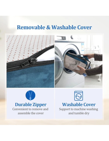 Cama Ortopédica para Perros WEVEGO Grande 20 cm Espuma Memoria