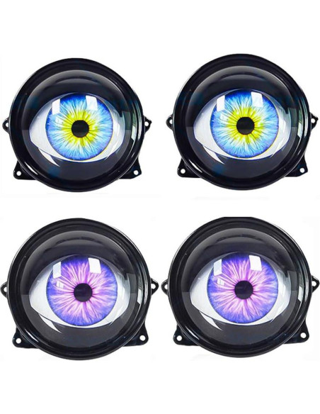 Luces de Niebla LED Dinámicas Tongexng 12V - Ojos Demonio 6 Modos