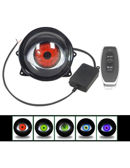 Luces de Niebla LED Dinámicas Tongexng 12V - Ojos Demonio 6 Modos