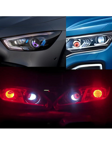 Luces de Niebla LED Dinámicas Tongexng 12V - Ojos Demonio 6 Modos