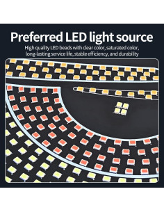 Tiras de Luz LED Ojos del Diablo Genérico 30.48 cm Azul 2