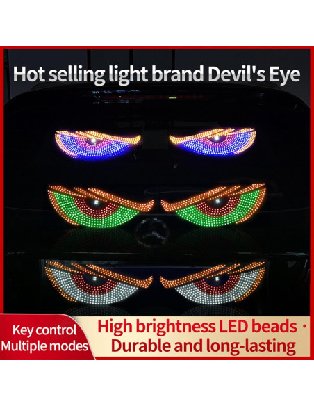 Tiras de Luz LED Ojos del Diablo Genérico 30.48 cm Azul