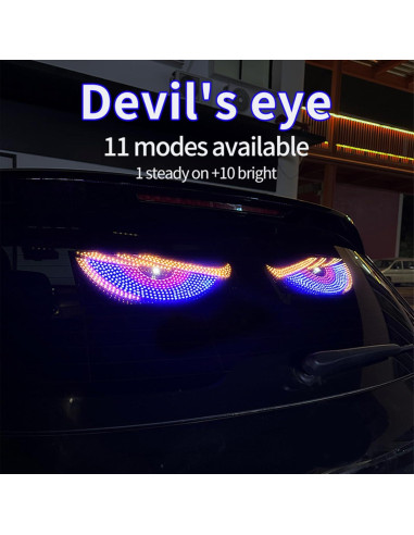 Tiras de Luz LED Ojos del Diablo Genérico 30.48 cm Azul