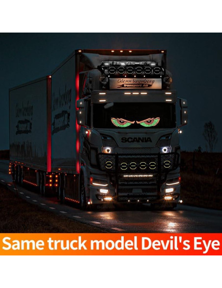 Tiras de Luz LED Ojos del Diablo Genérico 30.48 cm Azul