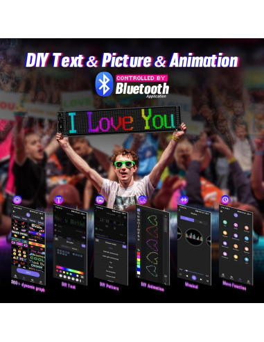 Ojos LED Demonio Vanesa 2Pcs para Parabrisas de Camión