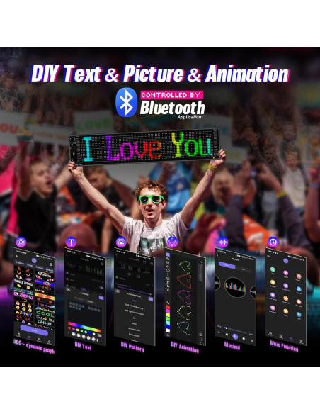 Ojos LED Demonio Vanesa 2Pcs para Parabrisas de Camión