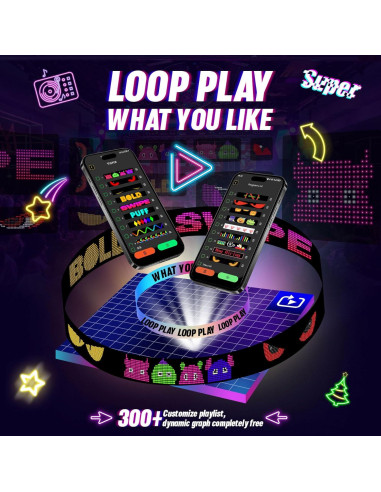 Ojos LED Demonio Vanesa 2Pcs para Parabrisas de Camión