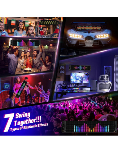 Ojos LED Demonio Vanesa 2Pcs para Parabrisas de Camión