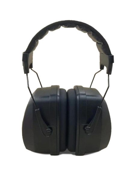 Protectores Auditivos HCMSafety NRR 30dB, Negro, Alta Reducción de Ruido