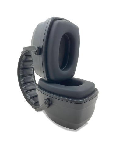 Protectores Auditivos HCMSafety NRR 30dB, Negro, Alta Reducción de Ruido