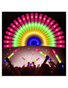 Palos de Espuma Brillantes VICHTOP 40pcs para Fiestas