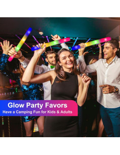 Palos de Espuma Brillantes VICHTOP 40pcs para Fiestas 2