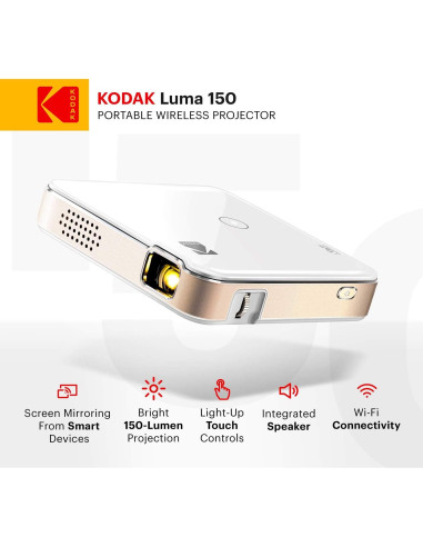 Proyector portátil KODAK Luma 150 | Imágenes de 381 cm