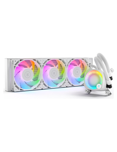 Enfriador AIO EKWB CR360 Lux RGB Digital Blanco 360mm